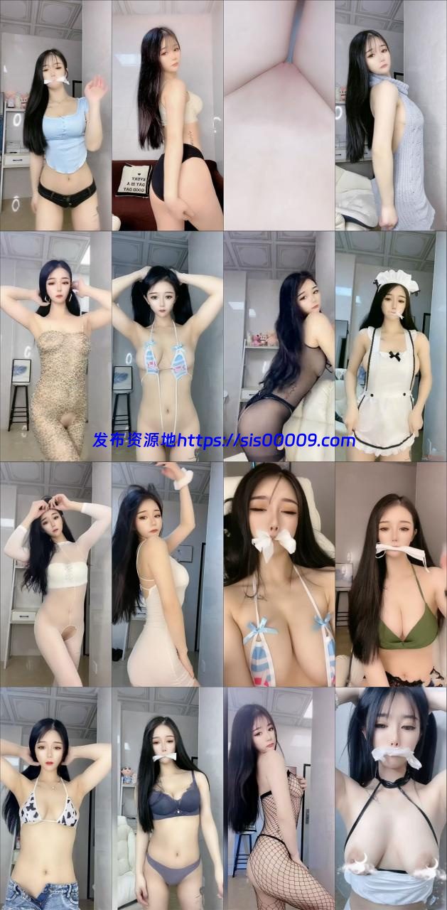 【快手福利】超颜值女神 以曼 全新定制露点大尺度福利44部 1