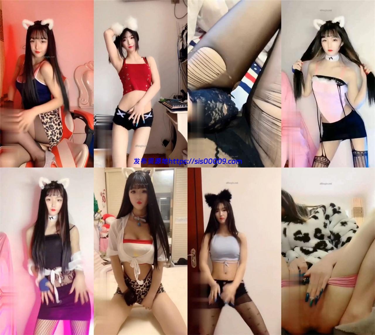 【快手福利】超美长腿嫩妹 小奶猫 定制大尺度福利24部 1