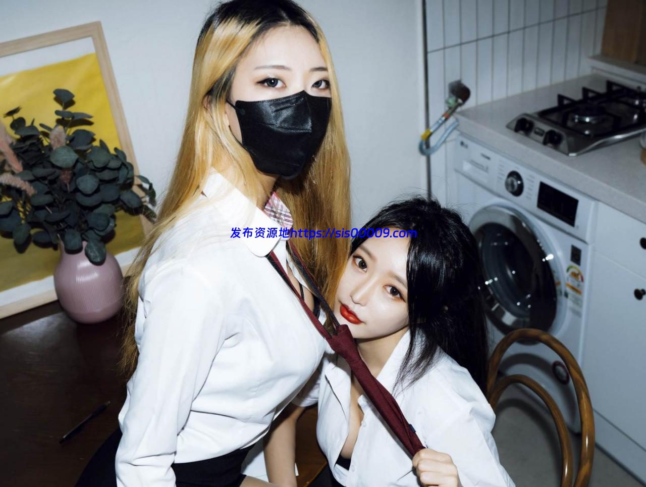 【韩国美女模特 jucy】极品反差女神 双女大尺度写真 69互舔 6