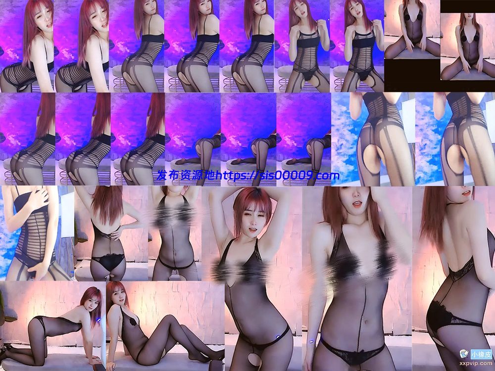 【虎牙 静静饿了鸭】新增！千元定制大尺度定制表情热舞 新鲜出炉~黑丝专场 劲爆抖臀！！(2V/105M) 1