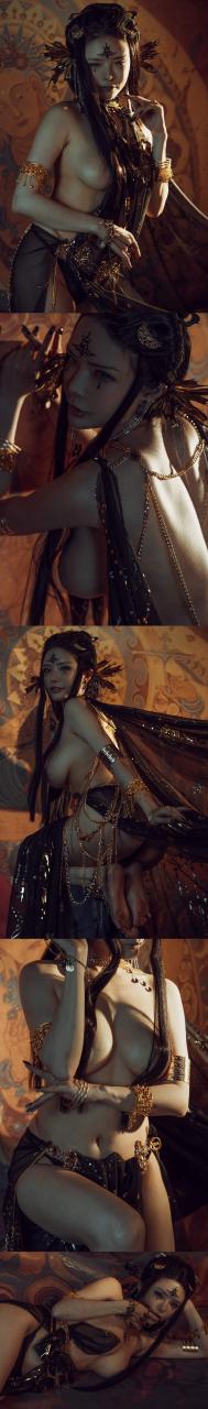 秋和柯基(夏小秋秋秋) – 黑敦煌 [43P-412MB] 1