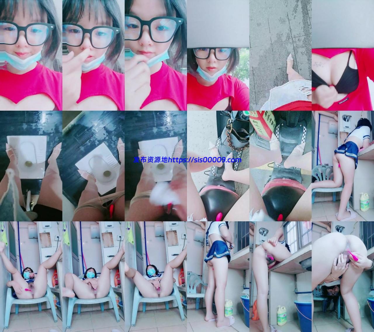 【户外实习生】刚毕业的学生妹戴着跳蛋逛街厕所表演 1