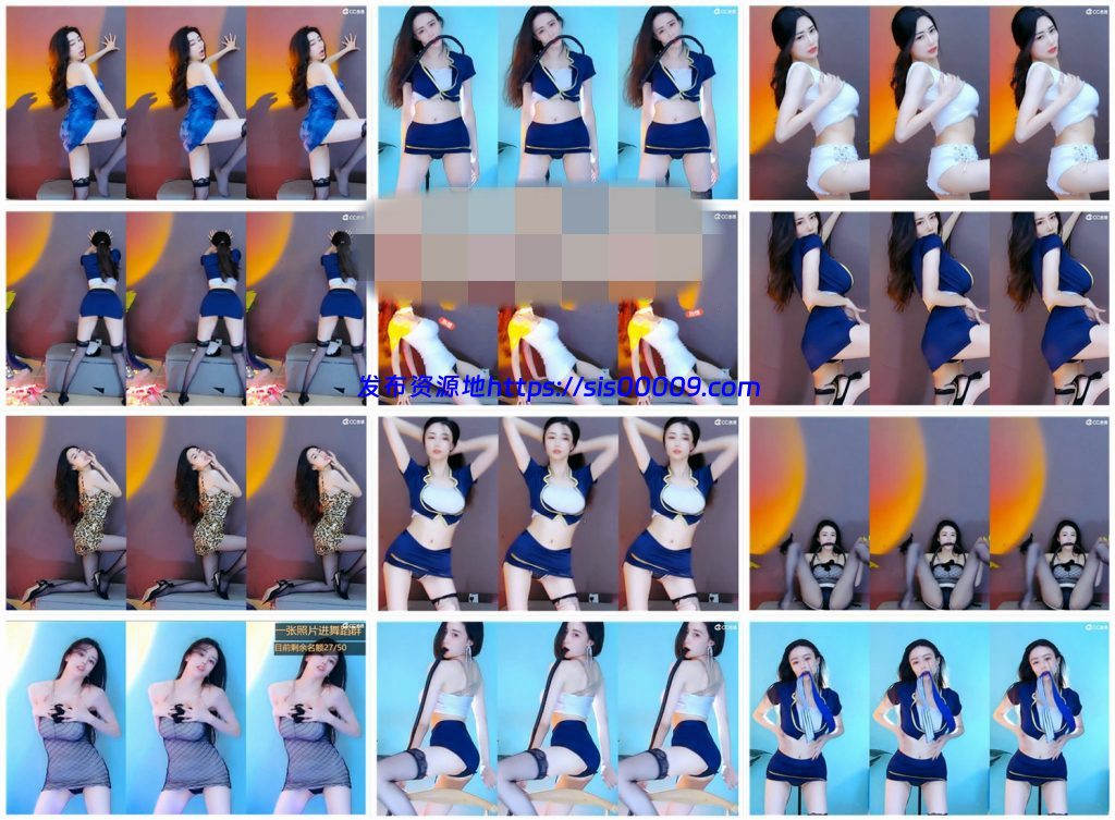 【CC主播】白妖妖 直播热舞合集！原版无水 第四套[85V/31G] 1