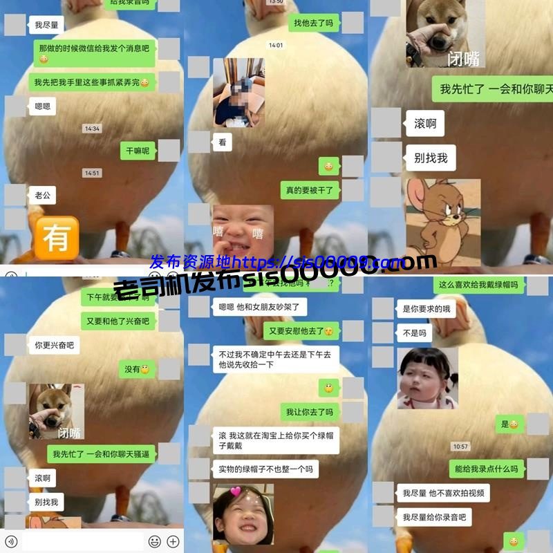 X推特完美绿帽原创博主@小熊戴绿帽【23V/2.37GB】 3