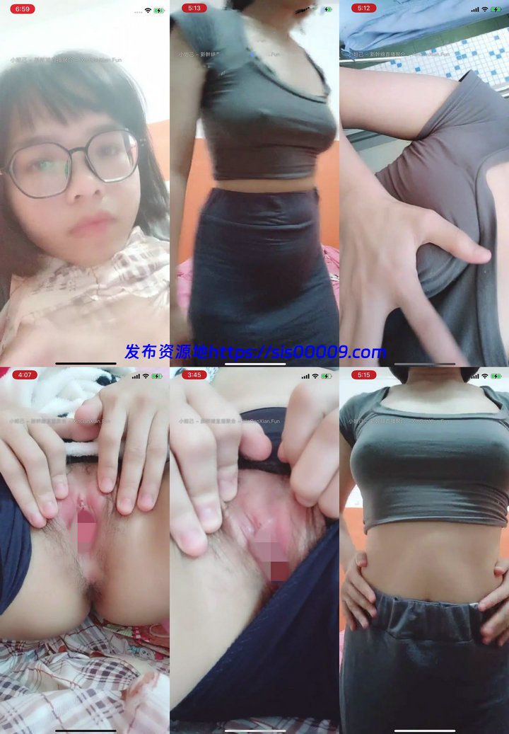 【静宝啊】17岁眼镜妹在外面逛逛露露奶，刚成熟的小穴超嫩 1