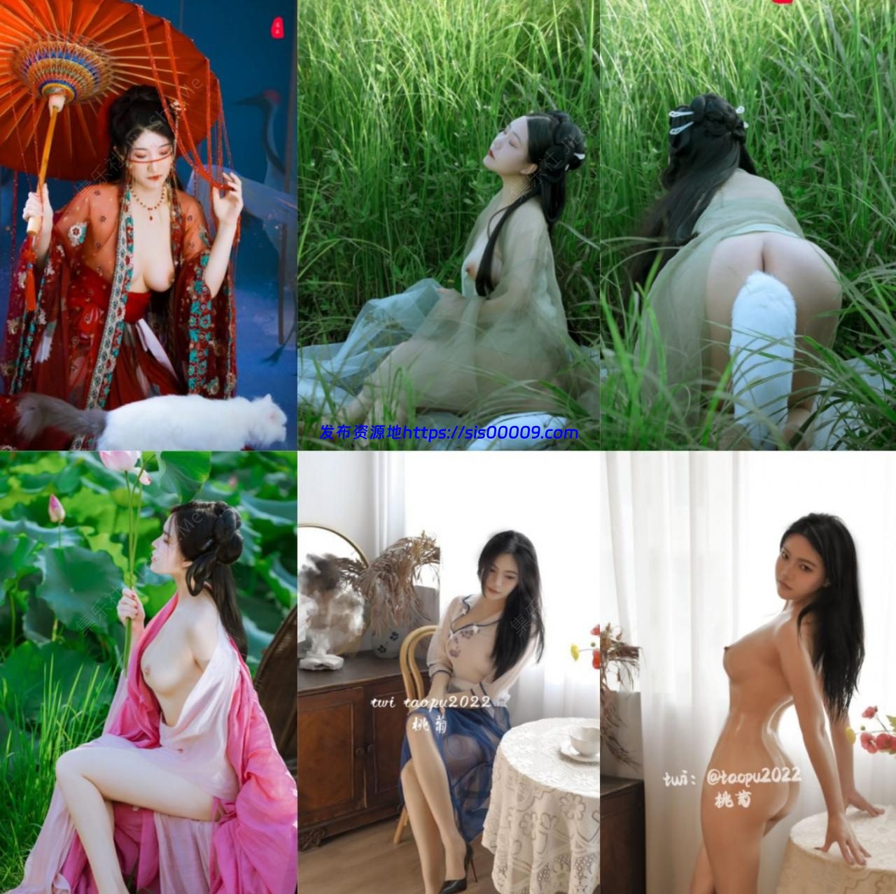 【重磅精品】推特5位 稀有古装风 摄影近期福利合集【372P/915MB】 1