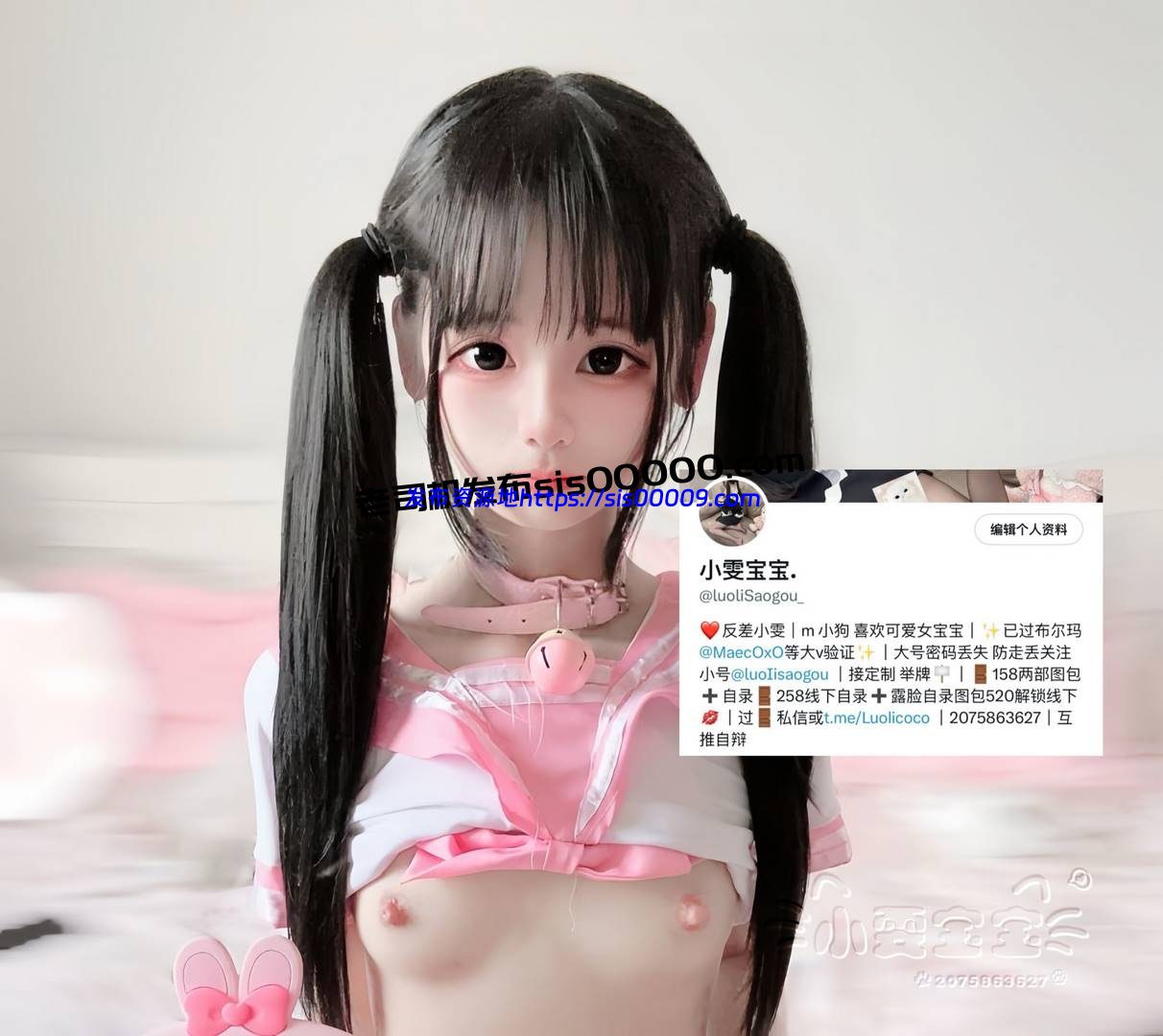 推特高颜值尤物萝莉美少女@luoliSaogou小雯宝宝 付费福利【23P/34V/1.8GB】 9