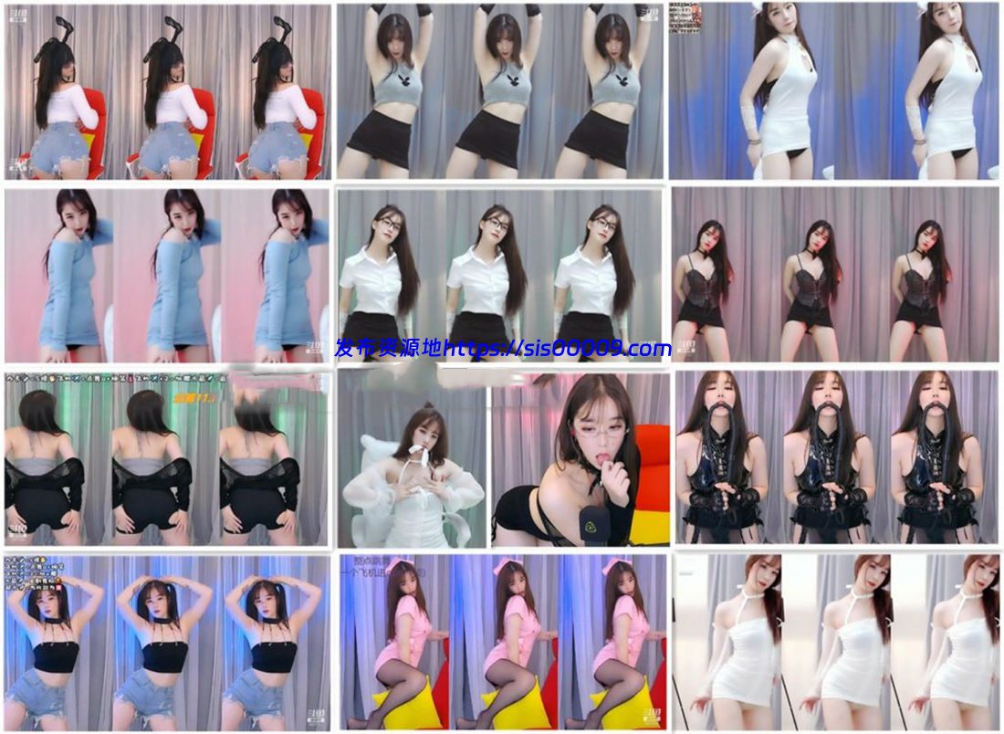 【斗鱼福利】 是钟情呢 群舞蹈福利合集43部 1