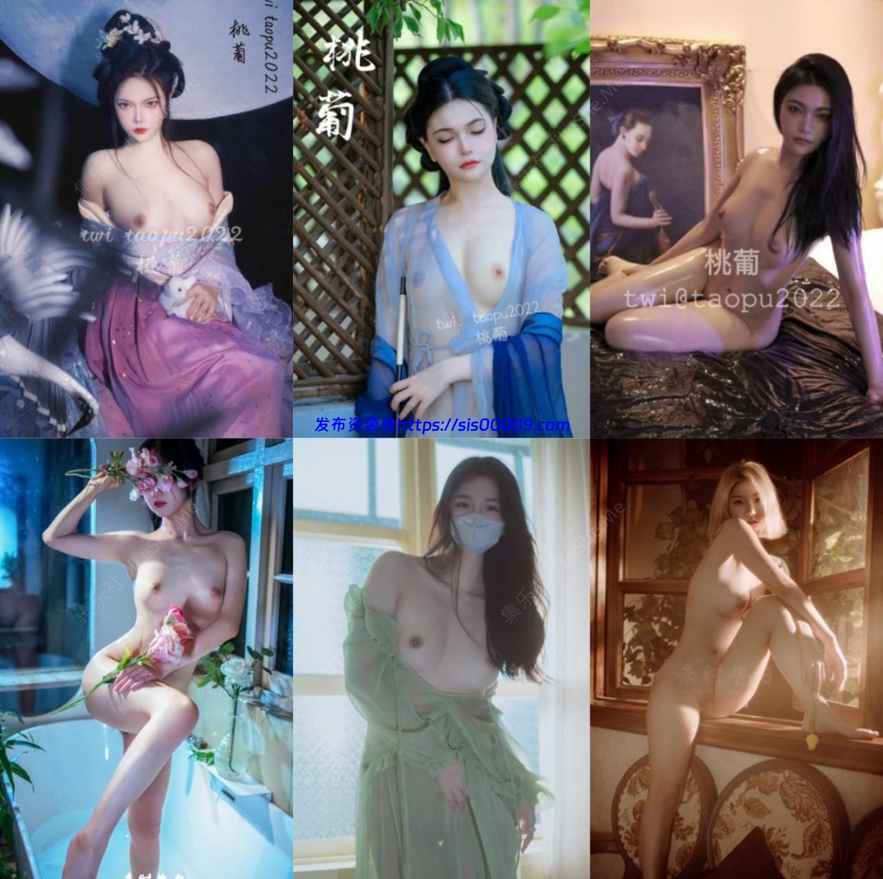 【重磅精品】推特5位 稀有古装风 摄影近期福利合集【372P/915MB】 2