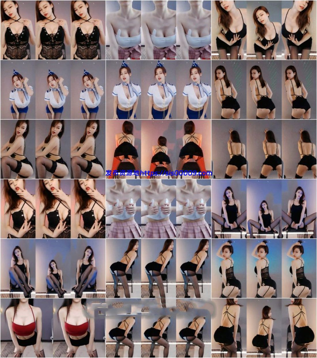 【斗鱼福利】 小A懿 火箭房管群舞蹈合集10部 1