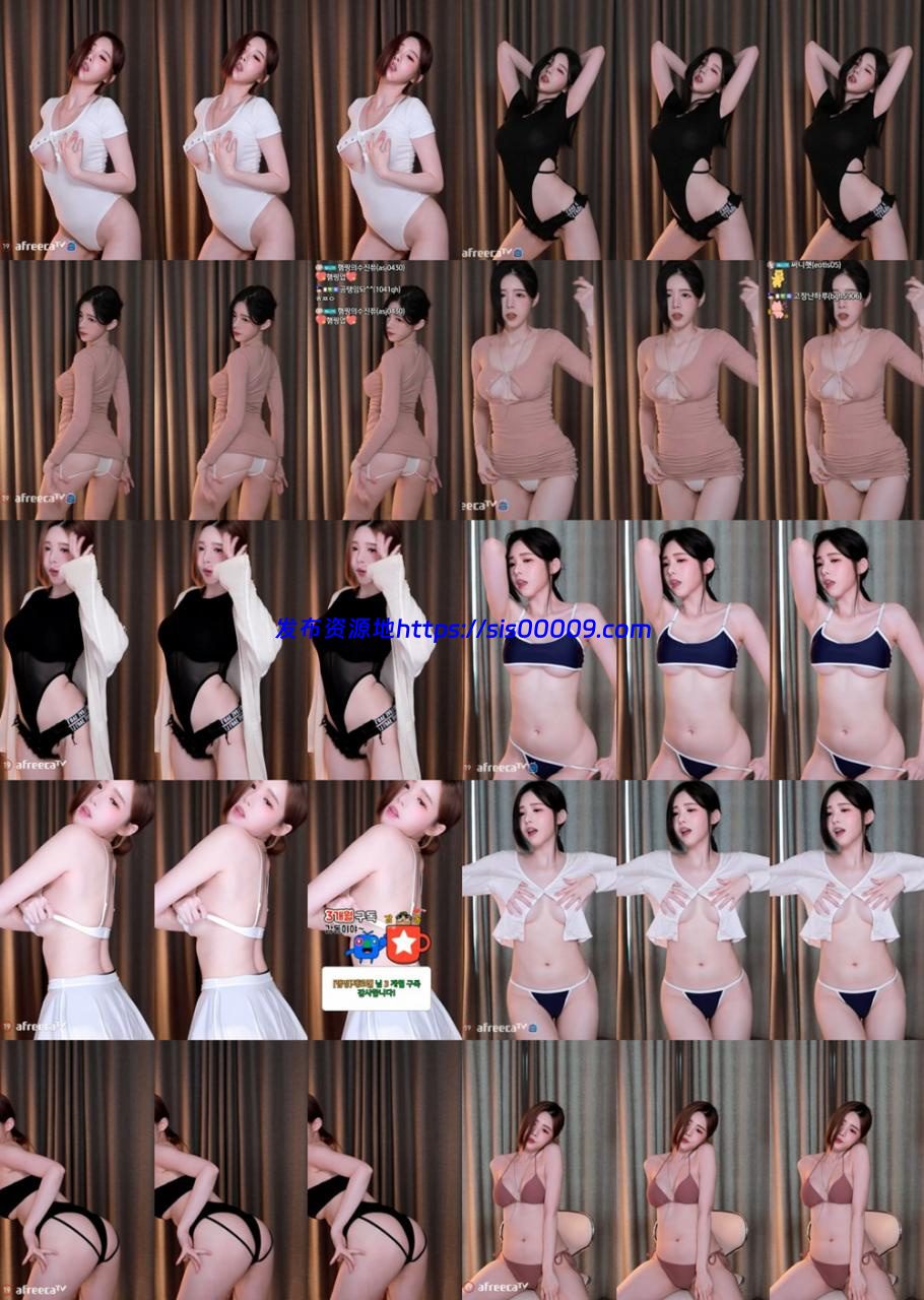 BJ 黑珍 AF直播泳装露内精剪原版 球圆缝细 第二弹 119V 1