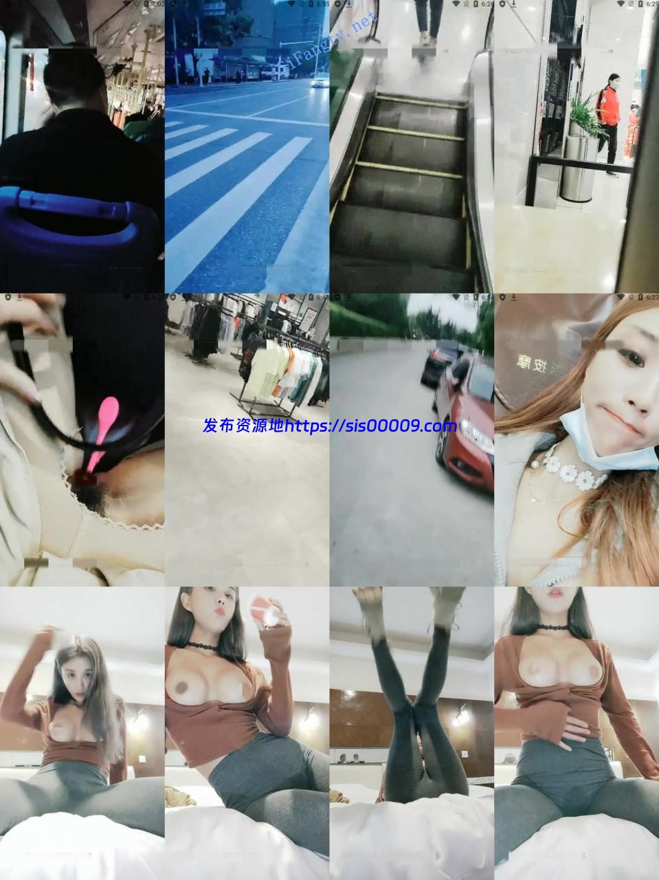 【泡泡没人爱】商场，更衣室 公交车各种角落跳蛋自慰喷水 1