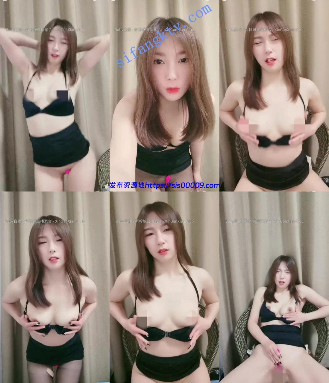 原小妲己颜值直播【暖暖吖】半裸真空黑色诱惑 露点自慰 5
