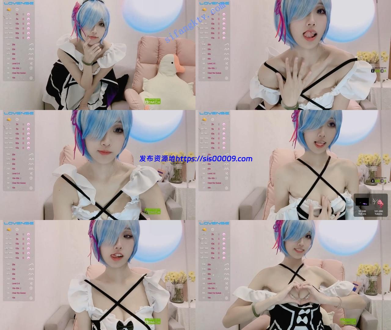 【Swag_SASA】二次元~白虎学生妹~!!蓝芽跳蛋~狂震 7