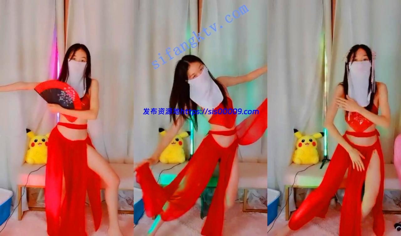 ₩【闪闪爱跳舞 】柳腰丰臀多毛粉穴抖奶骚舞诱惑 1