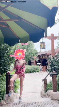 【推特Luna000yu/娜娜】顶级露出艺术家 地铁 户外 人前露出 8