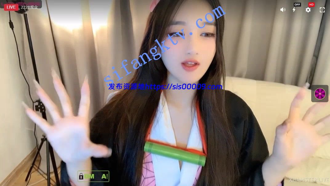 ❤❤❤鬼灭之刃妹妹【qing_qq】身材颜值爱死你了，高级大秀 3