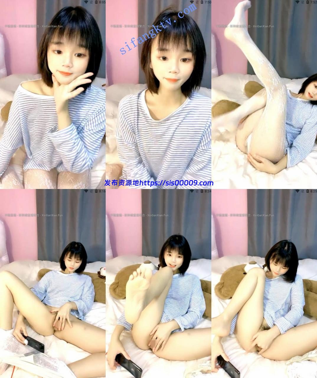 短发学生妹！！【纯欲小馒头】刚下海的新人 首次道具自慰 2