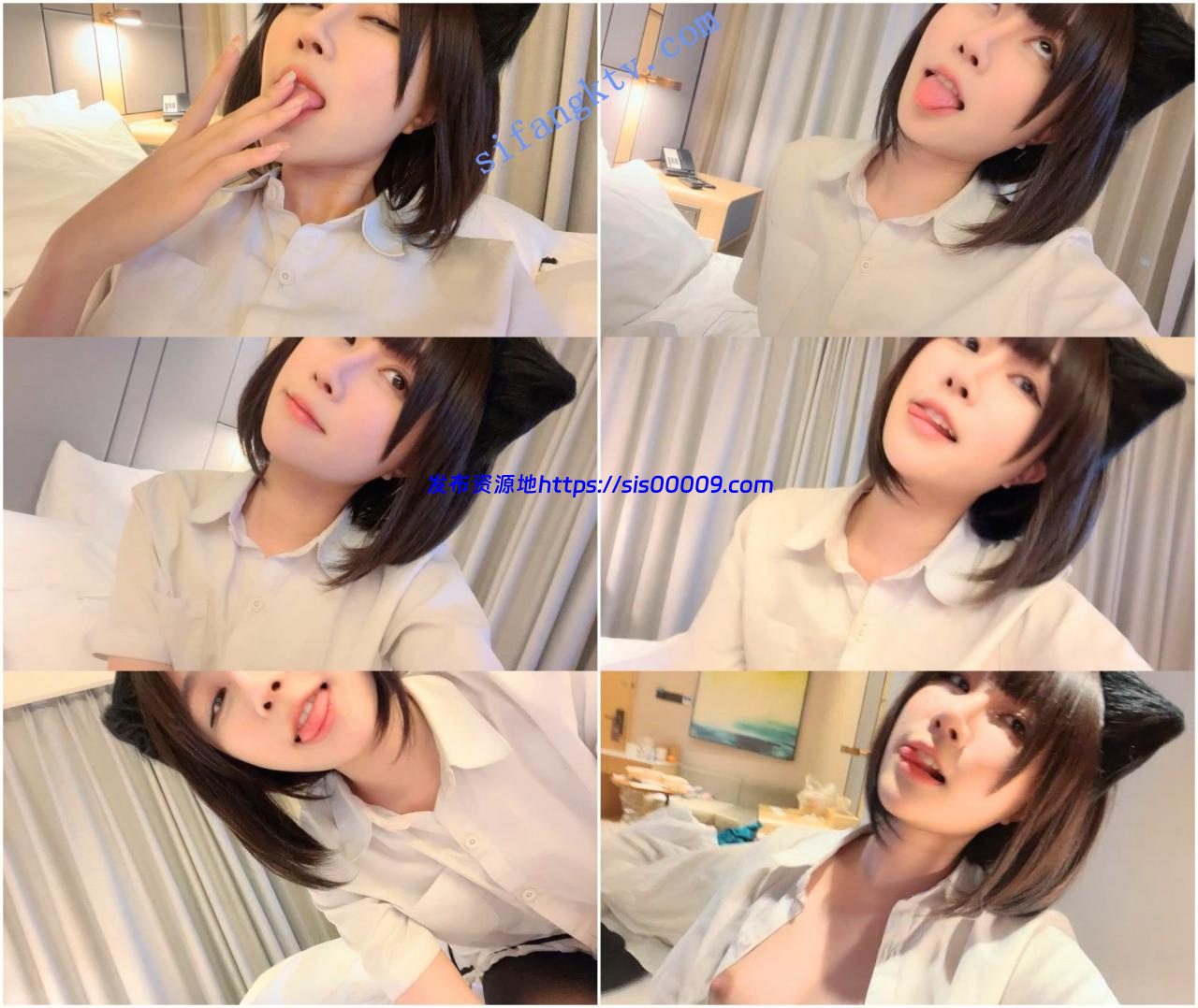 ₩【白白白羊】1/19两天全集18岁稚气美女娇小身材收费房 5