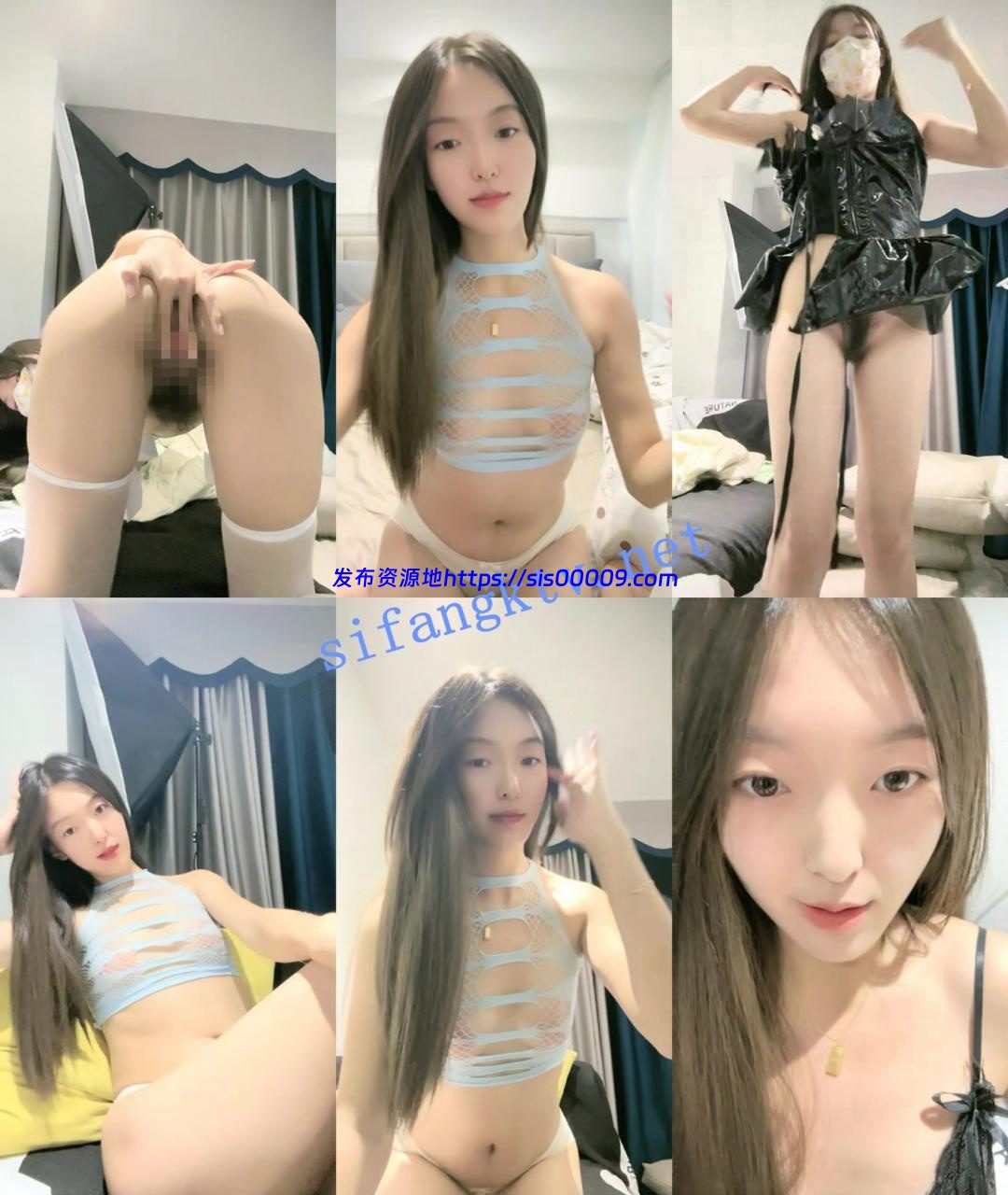颜值可爱~校花女神~【04艺校学妹】性感透明蕾丝~自慰扣穴 3