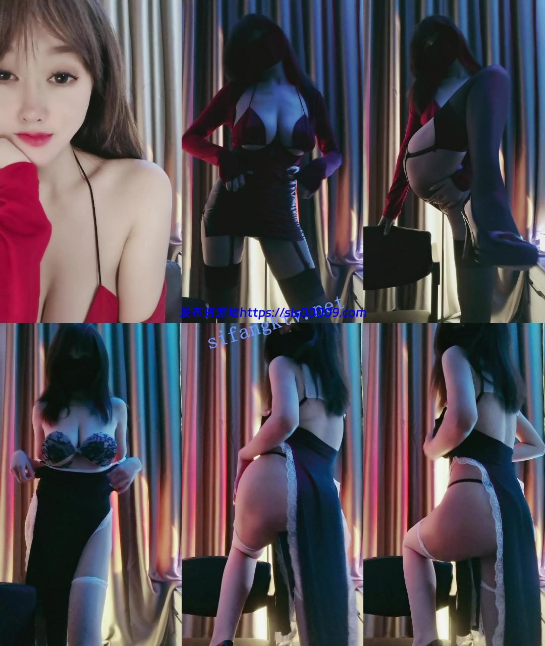 ██舞蹈主播下海~激情热舞【舞柒】朦胧感，超大巨乳诱惑 1