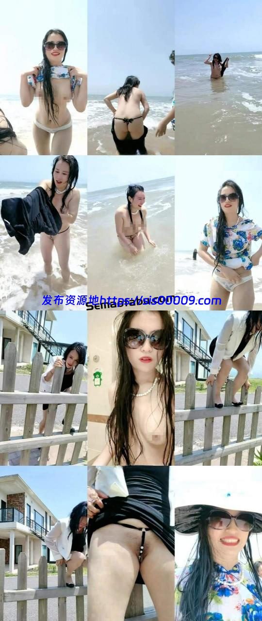 户外【自驾神探】闺蜜下海商场三亚沙滩酒店3P 1