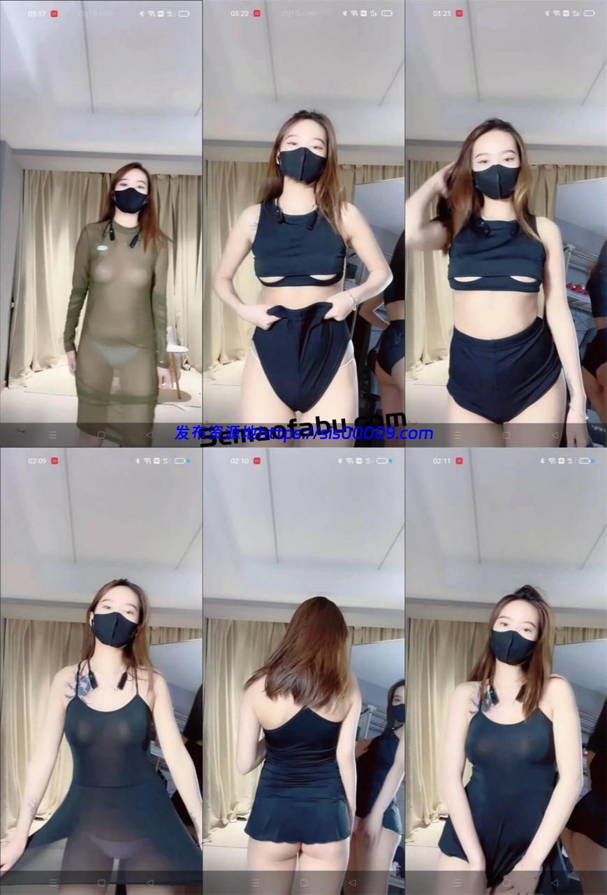 【抖音福利】糊涂小呀 直播擦边骚舞7部 1