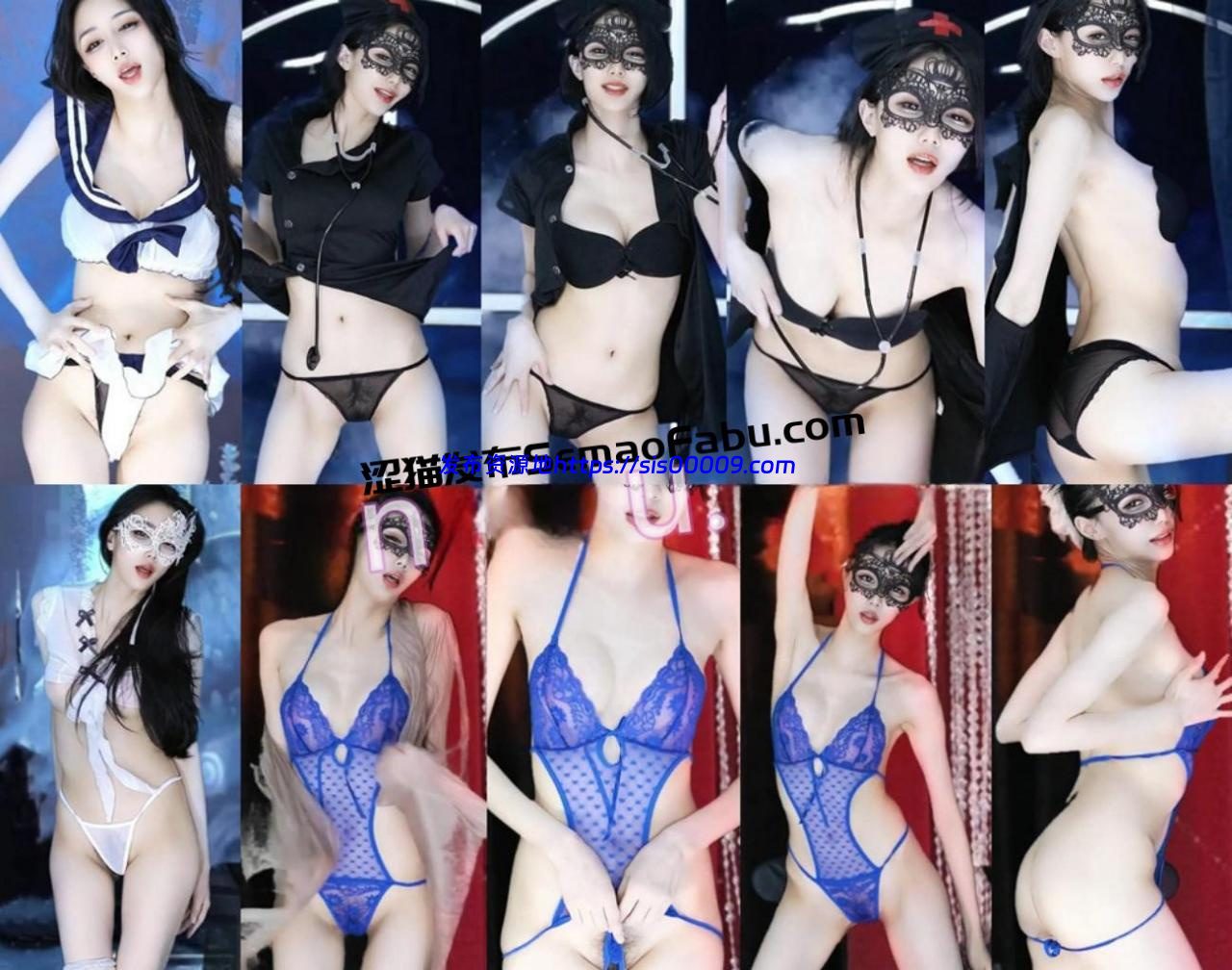 【CC福利】白妖妖 骚舞情趣丁字漏毛5部 1