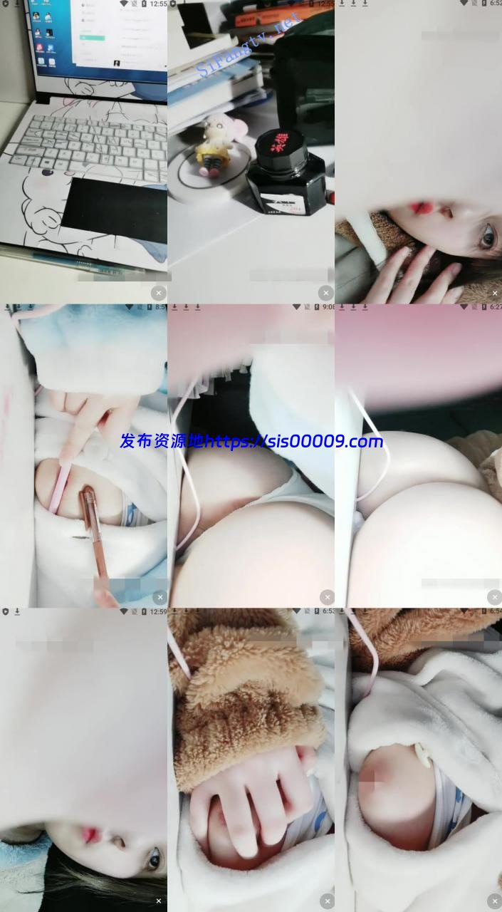 【甜甜】超级可爱白嫩，咪咪头一丁点大，复习功课直播秀2 2