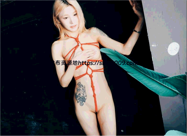 ❤️韩女团成员-Taeri Enslave-Girlcrush超诱惑红绳捆绑勒B写真 12