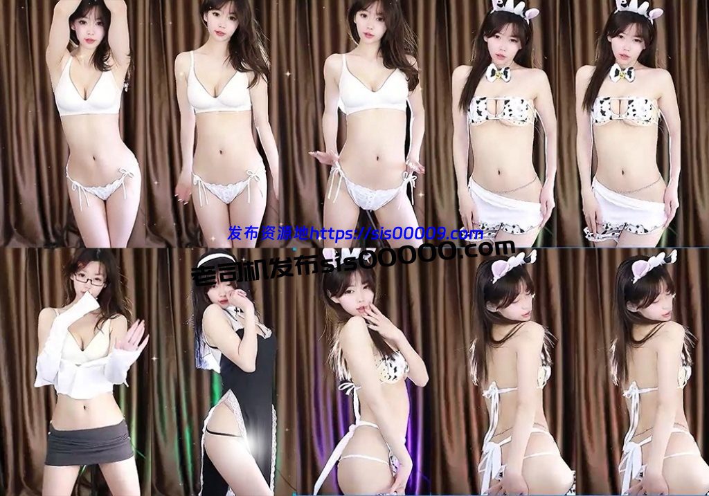 【虎牙 时一】高价5000大尺定制内衣热舞 高颜值清纯尤物 身材苗条雪白 性感黑桃A！【12V】【689M】 1