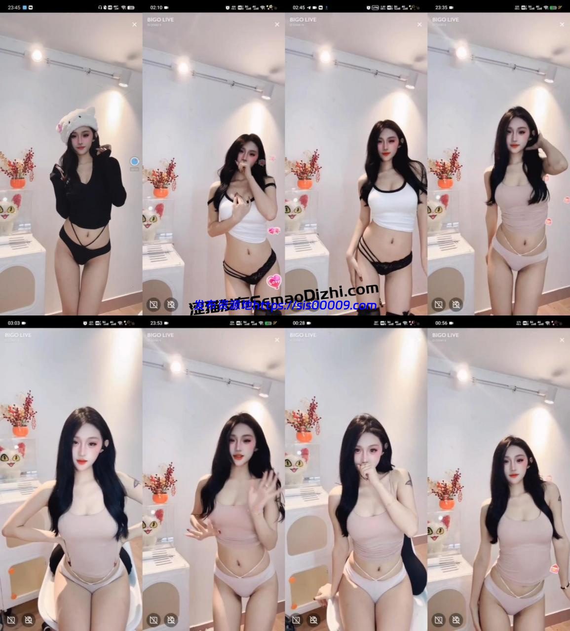【bigo直播】网红颜值女神 大大 内衣诱惑骚舞剪辑28部 1