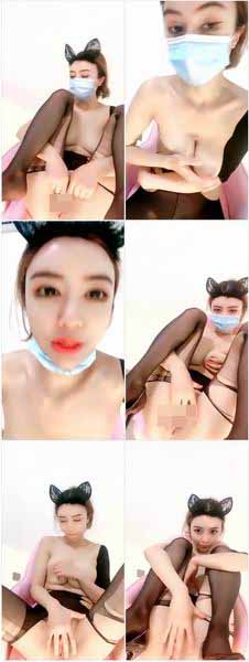 【兮兮子 】黑丝情趣大奶三点粉极品紫薇3天4场 2