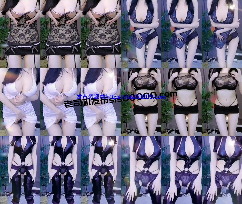 CC丨白妖妖 千元定制骚舞 新 2V 1