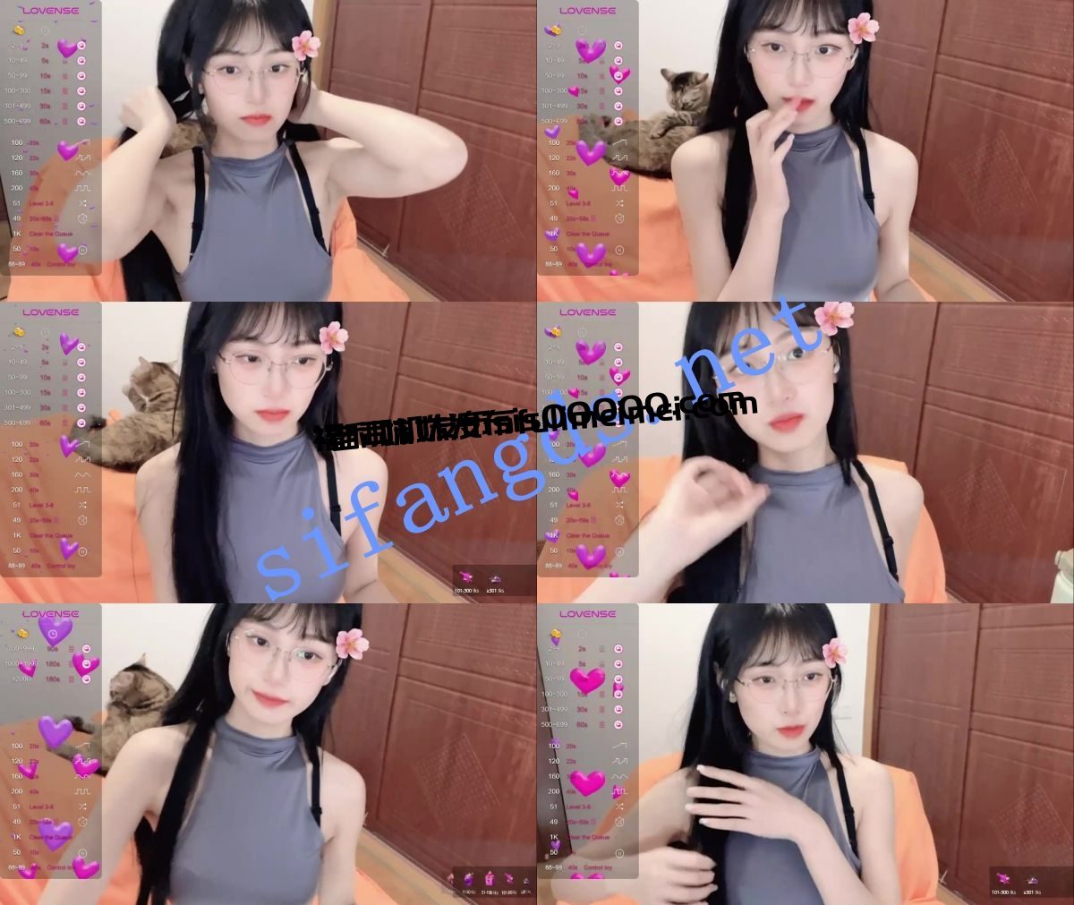 灬清纯女神~眼镜妹大学生【Agnes-sss】大美胸~乳夹~跳蛋自慰~ 1