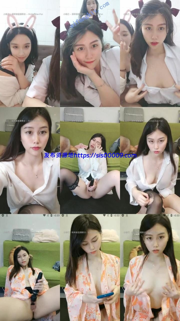 【水竍】人气破50万，嘟嘟嘴兔子妹妹和姐妹大黑牛自慰大秀 6