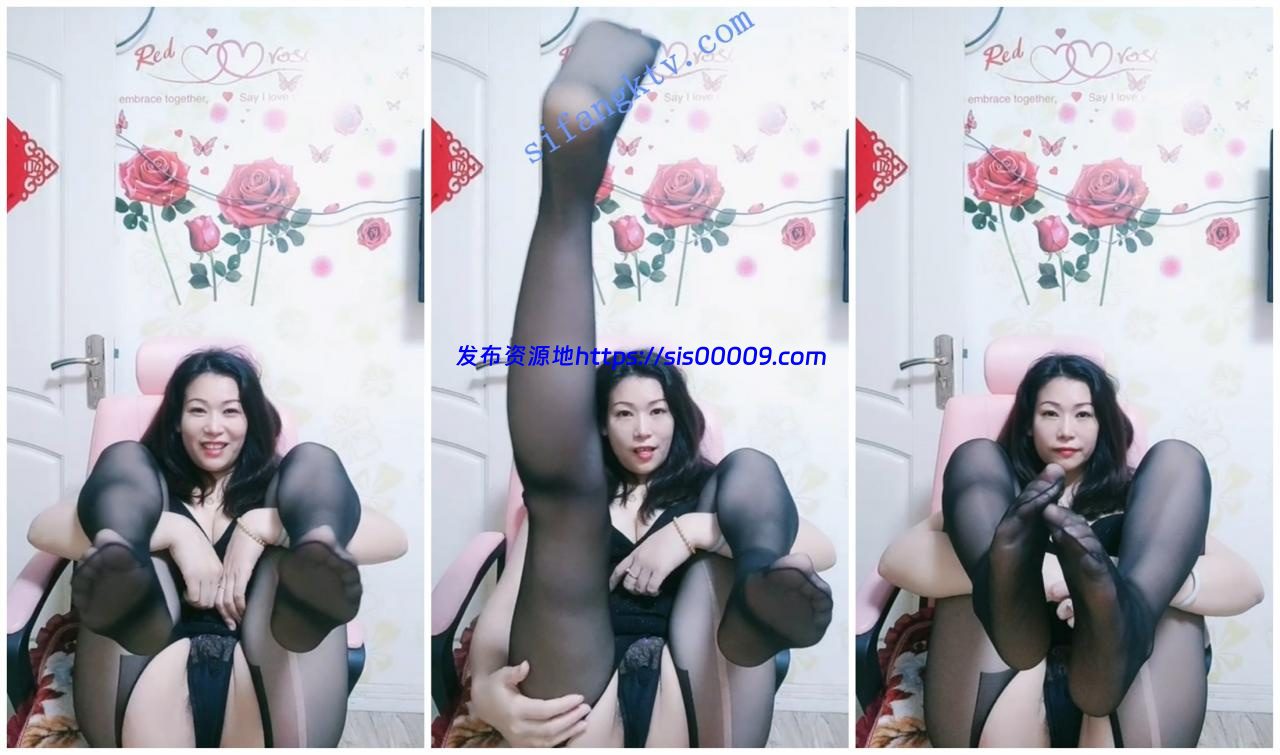 【跑车福利】半糖【丝袜美腿少妇】极品大奶肥臀熟女17V 2