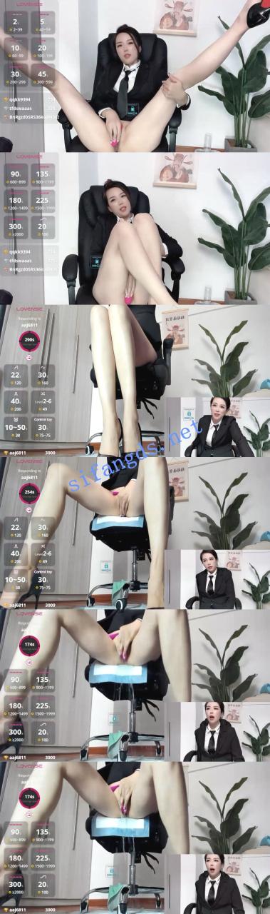 公司客服 超美御姐【开心】黑丝美腿~工作间插逼疯狂潮喷！ 6