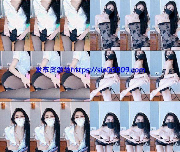 白妖妖 定制福利 黑纱透视+黑丝秘书装 [2V937M] 1