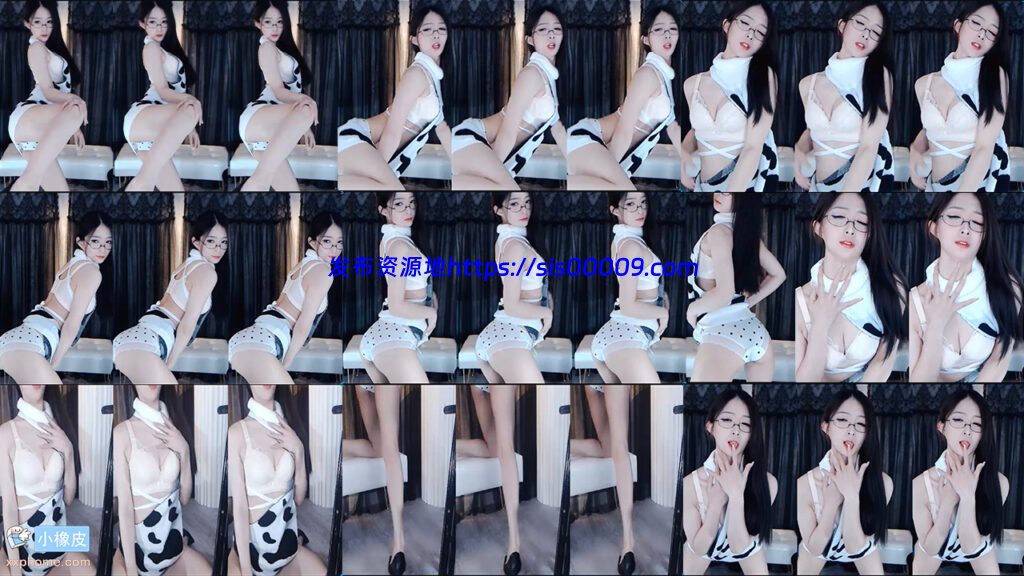 【虎牙 小5】新!斑点狗套装定制表情热舞！(1V/74M/4分18) 1