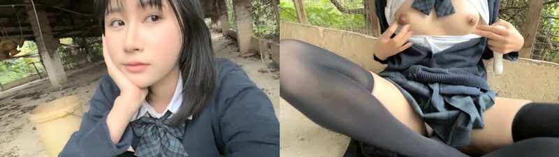 ♥️【白白白羊】纯欲女在校生手指多角度自慰道具潮吹 8