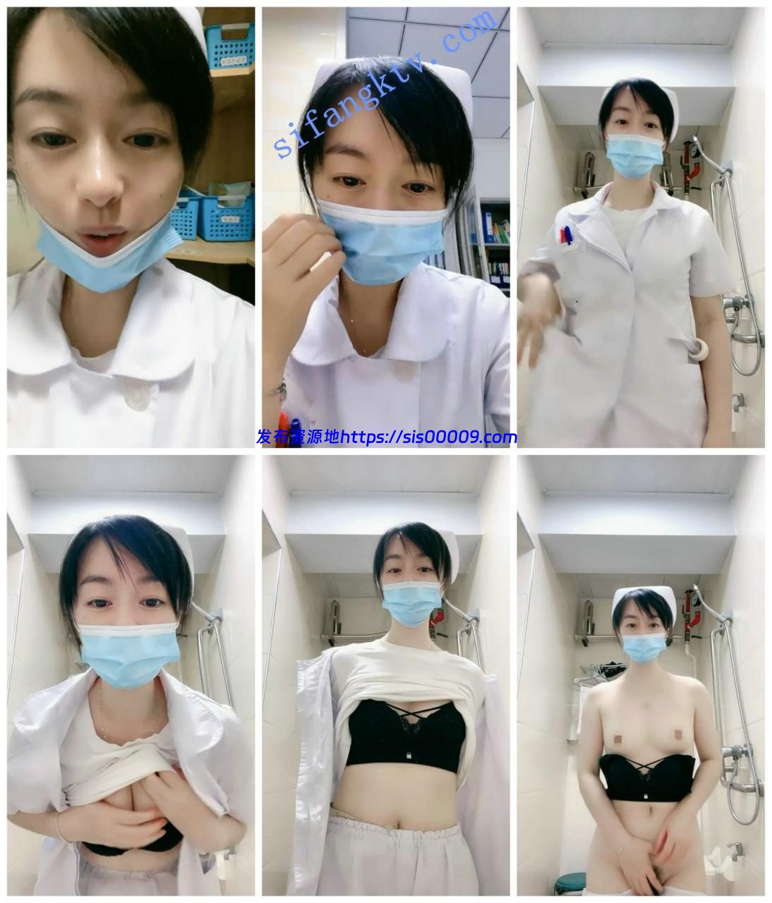 【真实护士】【云若兮】合集四，慢慢褪去的护士装太迷人 6