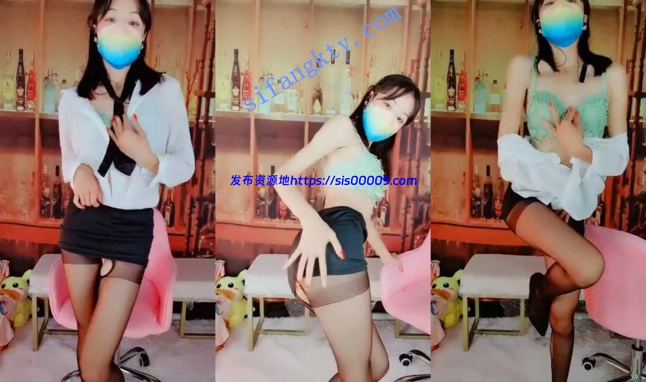 ₩【闪闪爱跳舞】柳腰丰臀黑丝多毛粉穴抖奶骚舞诱惑 1