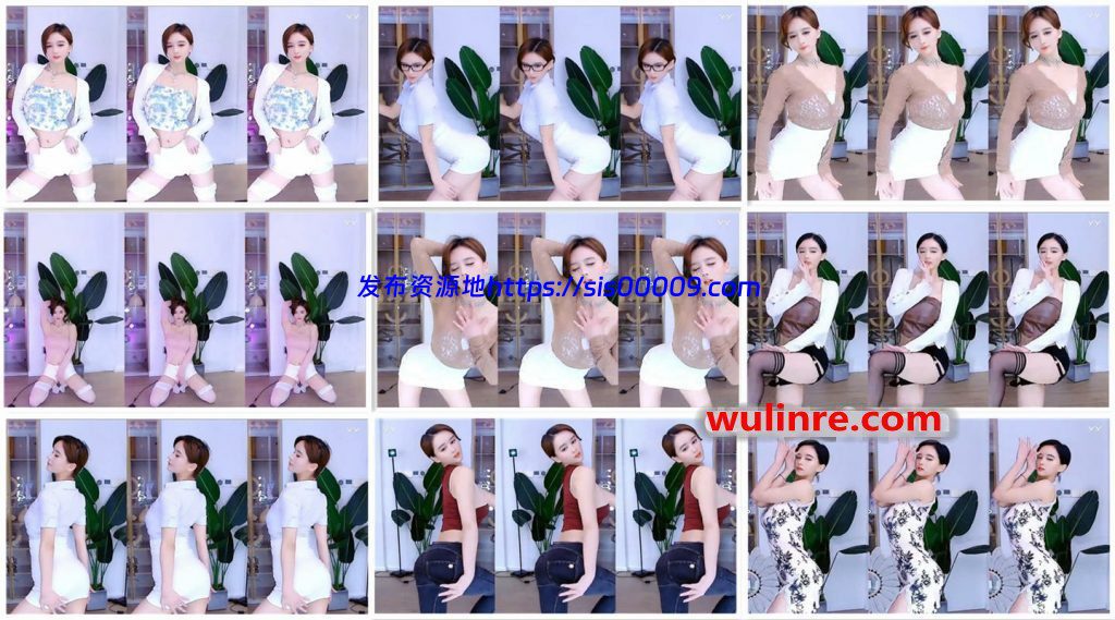 【虎牙主播】中国蓝丶月月王 直播热舞合集！第二套[78V/6.98G] 1