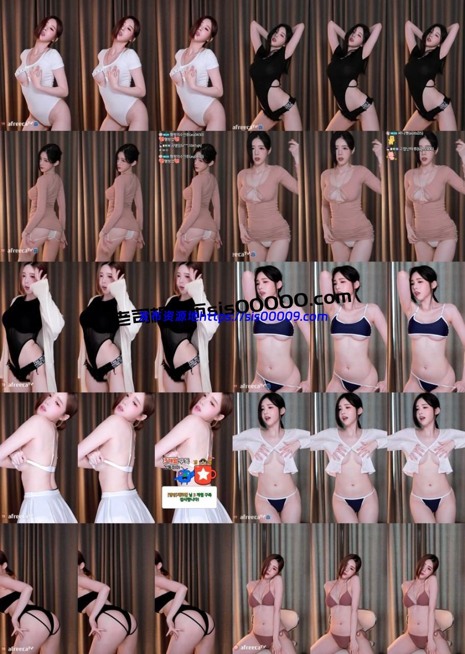 录制丨BJ 黑珍 AF直播泳装露内精剪原版 球圆缝细 第二弹 119V 1