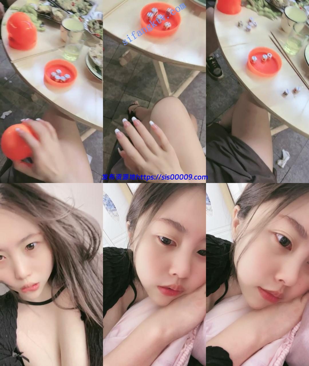 ♋♋【甜甜奶黄包】美女跟男的摇骰子~喝多了去厕所~大潮喷 1