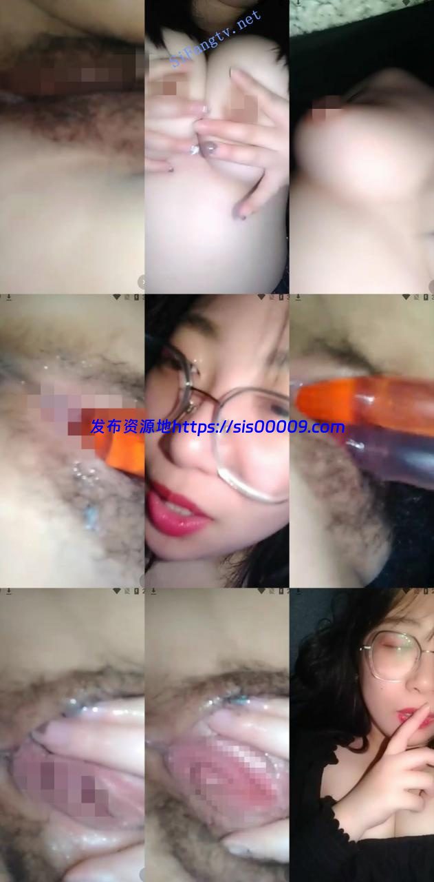 戴眼镜的学生妹下海！！【白胸小湿妹】大姨妈，淫水好多 4