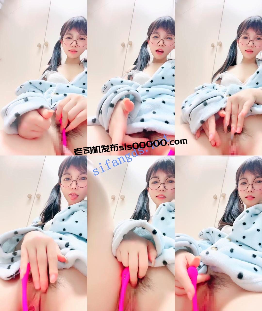 ♆【糖心蛋蛋】双马尾眼镜学生妹! 骚舞~掰穴道具自慰~过瘾! 6