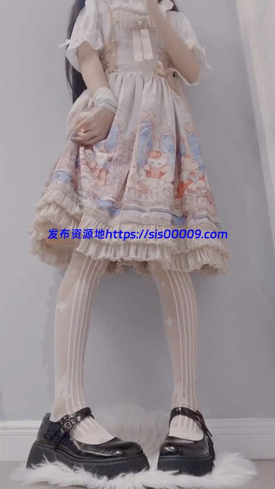 cuteli 洛丽塔音符袜 1v739m 1