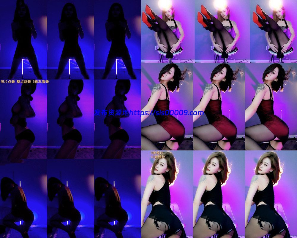 ?鹿学姐 300舞蹈群定制骚舞 新 4V 13分 1